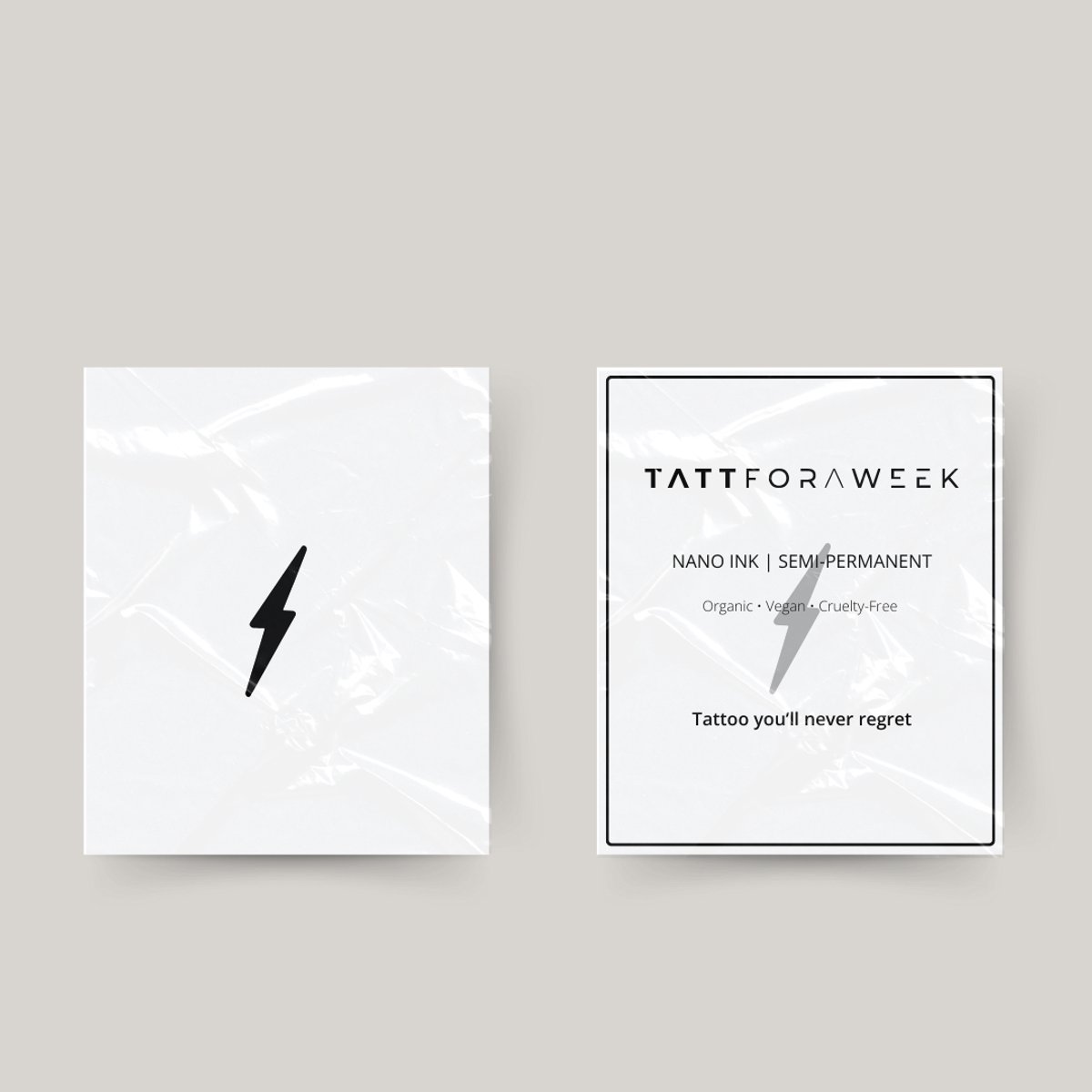 Tijdelijke tattoo lightning | Neptattoo volwassenen | Tijdelijke tattoo voor volwassenen | Temporary tattoo | Plaktattoos voor volwassenen | Neptattoos | Probeer zorgeloos een tattoo | tattforaweek